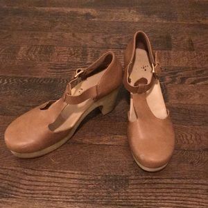 Brown Clog Heels